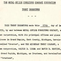 Steelcase Foundation Formed
